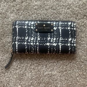 Kate Spade Lacey Belleville Plaid Wallet